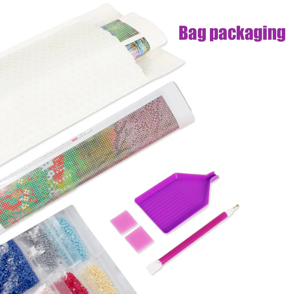 Diamond Painting – mystisk räv under fullmånen