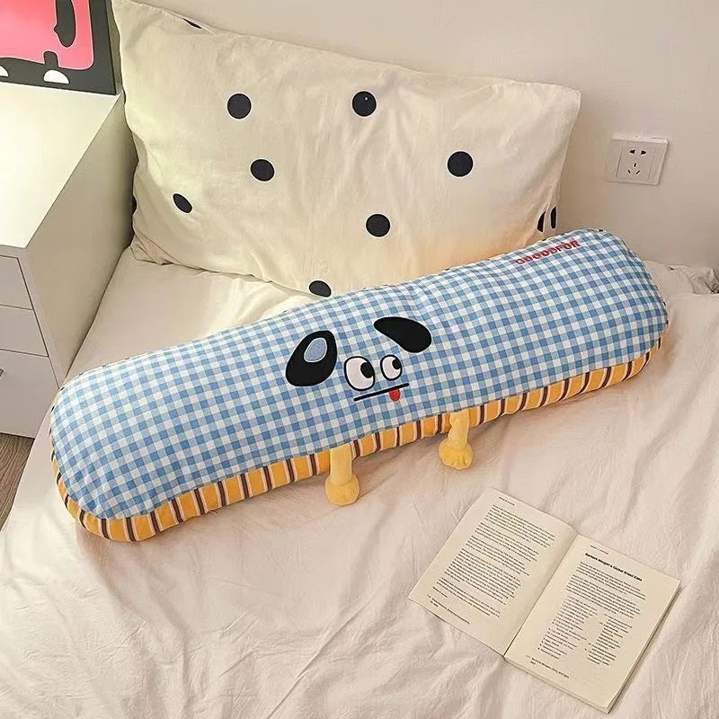 Lång kroppskudde / Body pillow med gulligt mönster