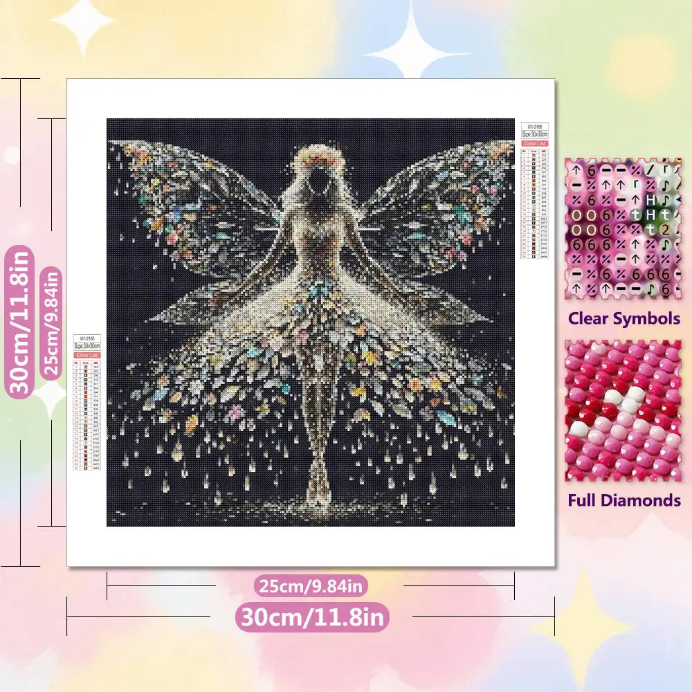 Diamond Painting – Elegant dansare i ljus och rörelse